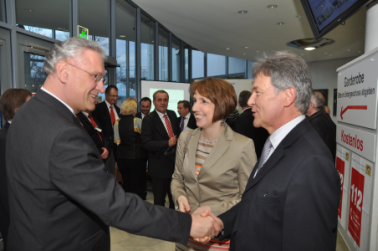 Annette Karl, MdL mit Innenminister Joachim Herrmann