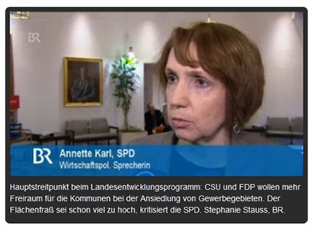 Screenshot: Bericht BR