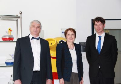 Franz Abstreiter, Annette Karl, MdL, Simon Abstreiter (v.l.n.r)