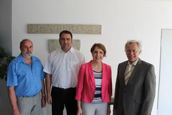 Jürgen Rundag, Joachim Gesierich, Annette Karl, MdL, Anton Hösl (v.l.n.r.)