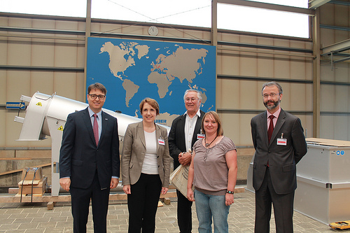 Dr.-Ing. Oliver Rong, Annette Karl, MdL, Josef Mayer, Barbara Schierl, Dr. Roland Metz (v.l.n.r.)