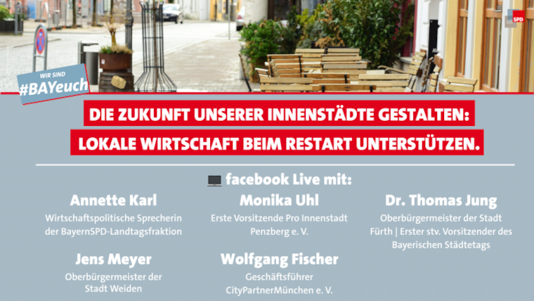 Facebook Live Zukunft unserer Innenstädte